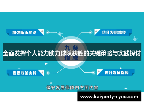 全面发挥个人能力助力球队获胜的关键策略与实践探讨